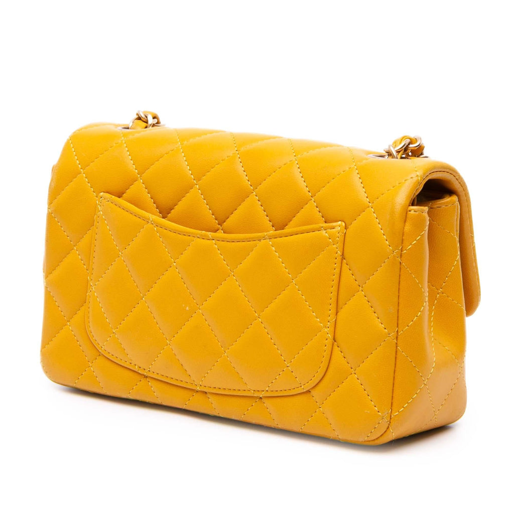 Chanel Mini Rectangular Classic Lambskin Single Flap