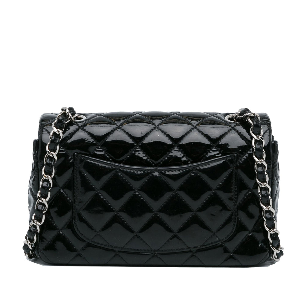 Chanel Mini Rectangular Classic Patent Single Flap (SHG-H2RONy)