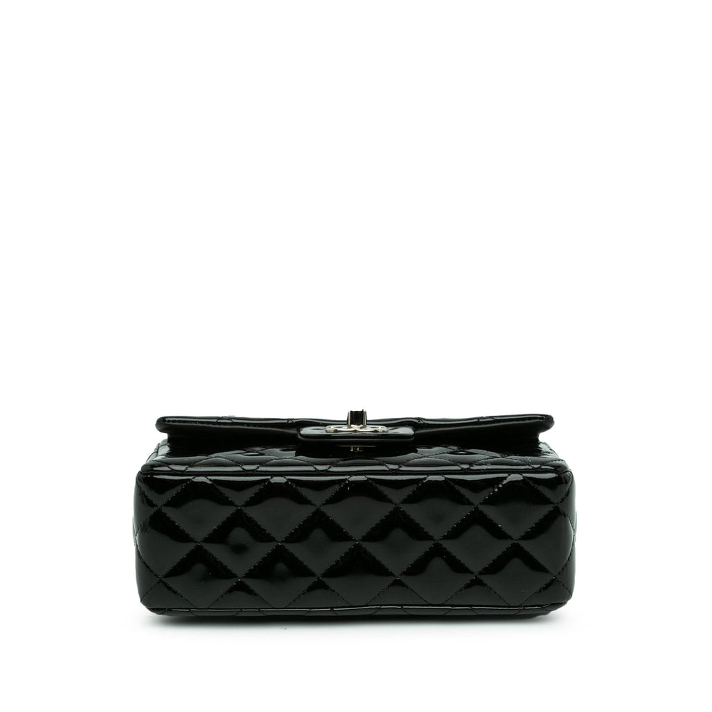 Chanel Mini Rectangular Classic Patent Single Flap (SHG-FyA2eh)