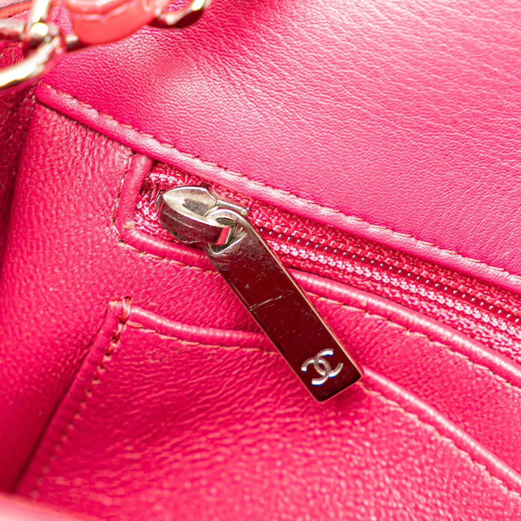 Chanel Mini Rectangular Classic Patent Single Flap (SHG-XuFX41)