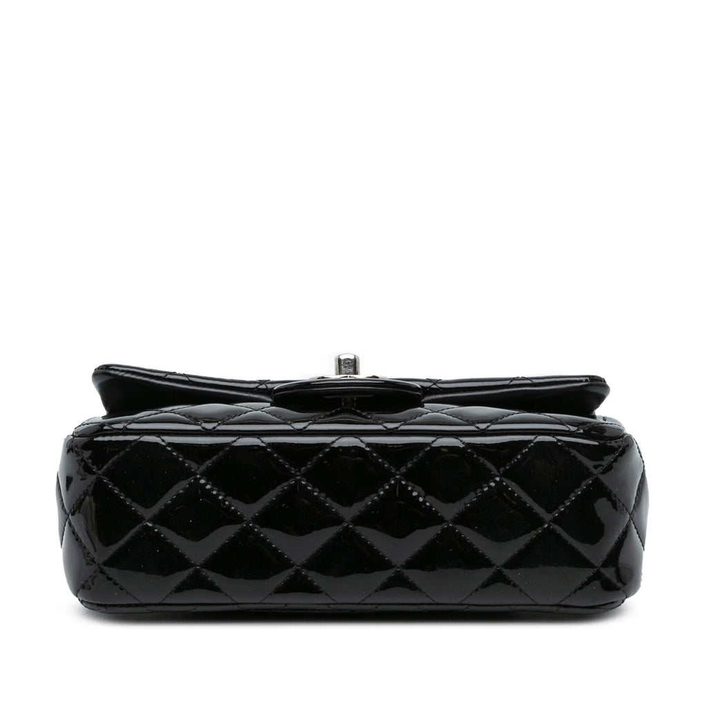 Chanel Mini Rectangular Classic Patent Single Flap (SHG-5JDrQh)