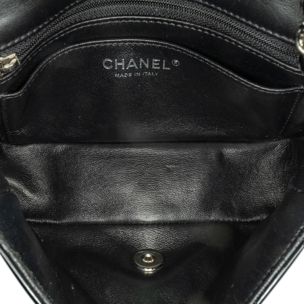 Chanel Mini Rectangular Classic Patent Single Flap (SHG-5JDrQh)