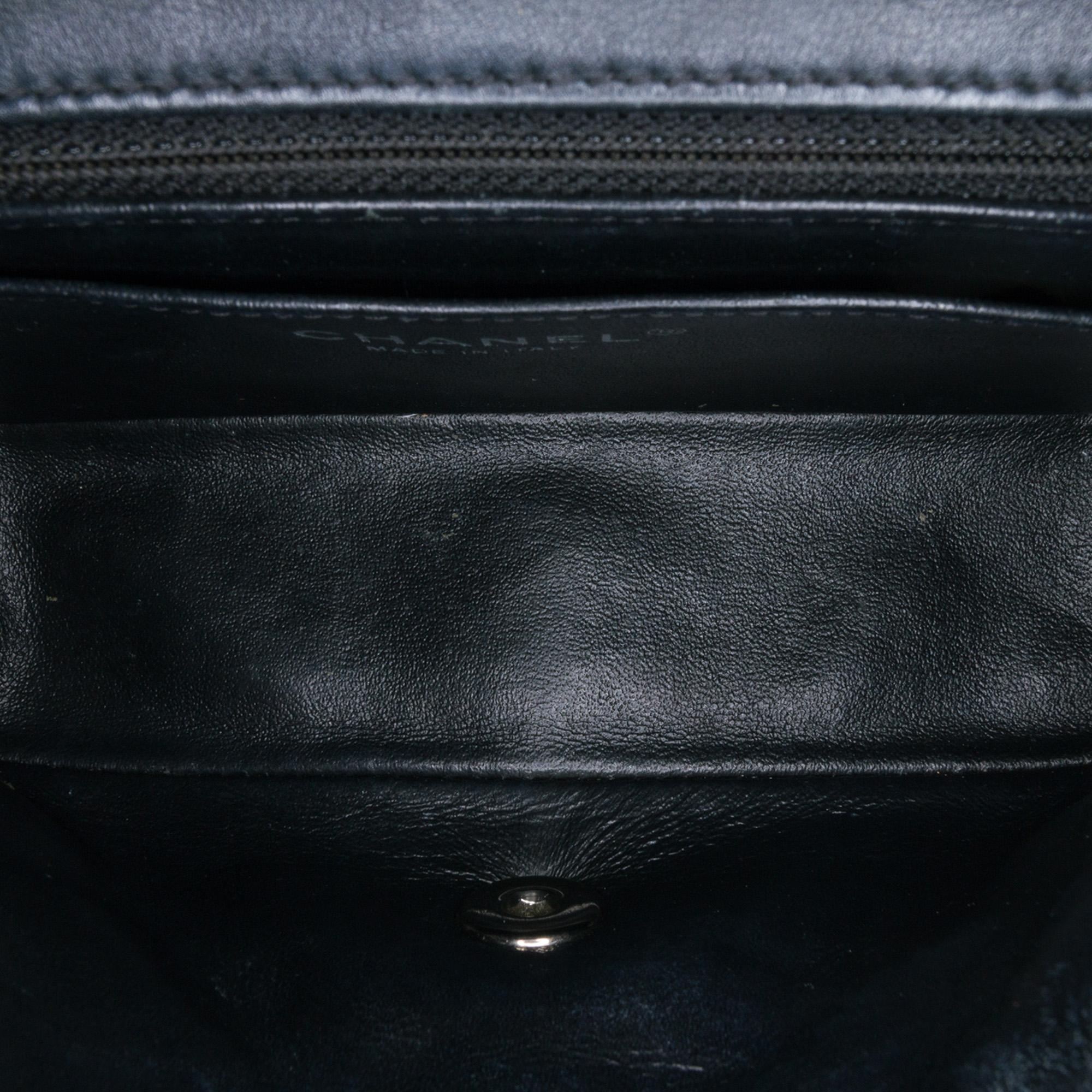 Chanel Mini Rectangular Classic Patent Single Flap (SHG-zYcSdt)