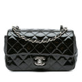 Chanel Mini Rectangular Classic Patent Single Flap (SHG-zYcSdt)