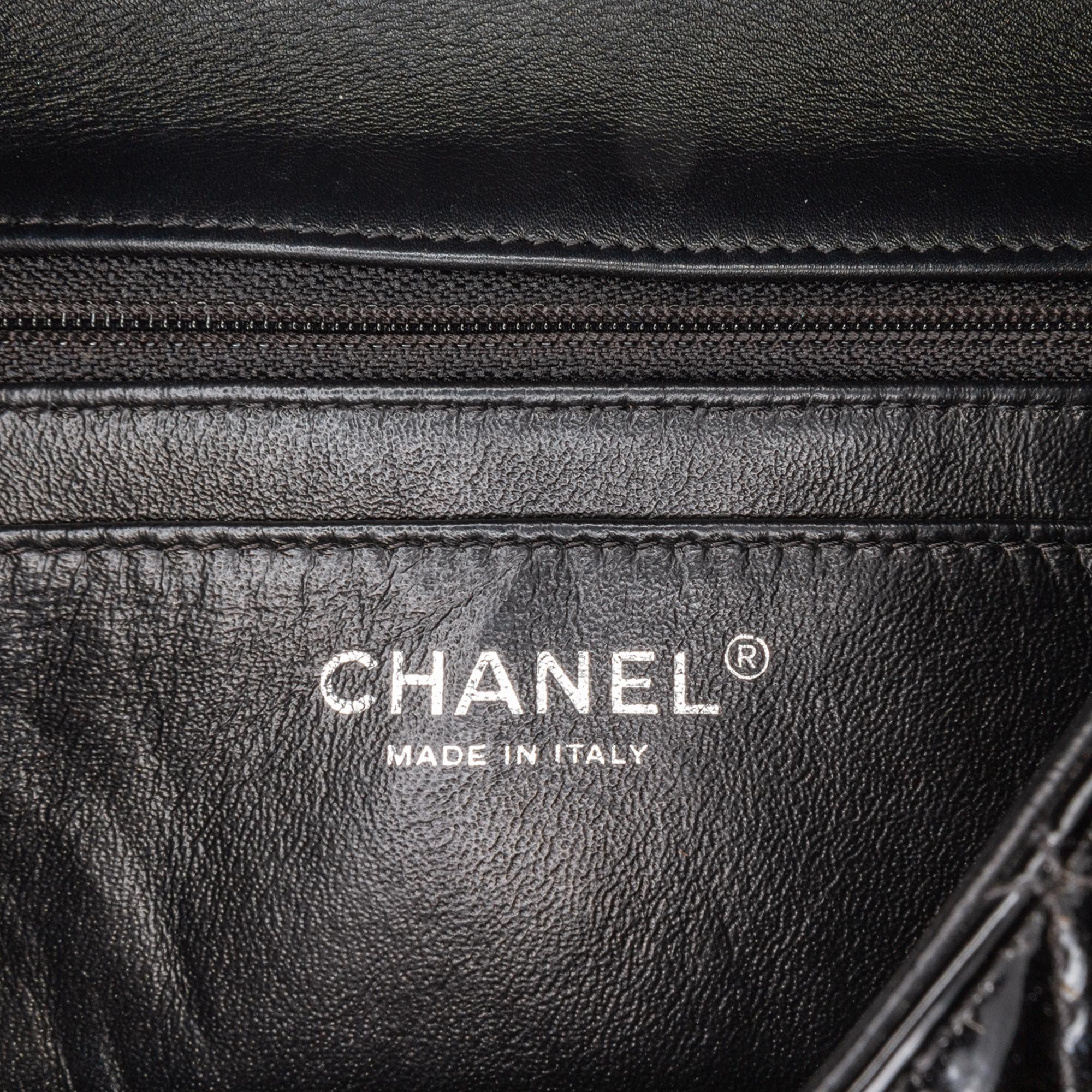 Chanel Mini Rectangular Classic Patent Single Flap