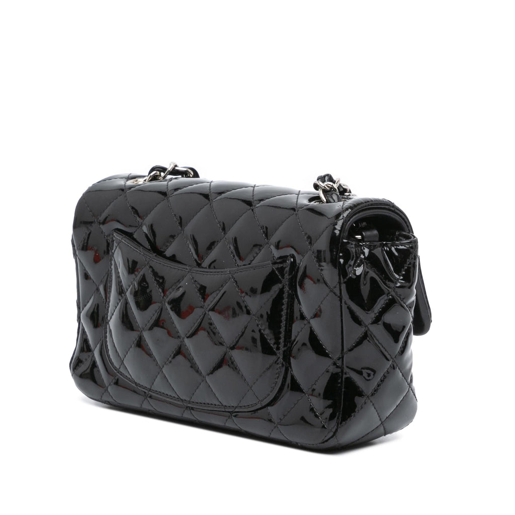Chanel Mini Rectangular Classic Patent Single Flap