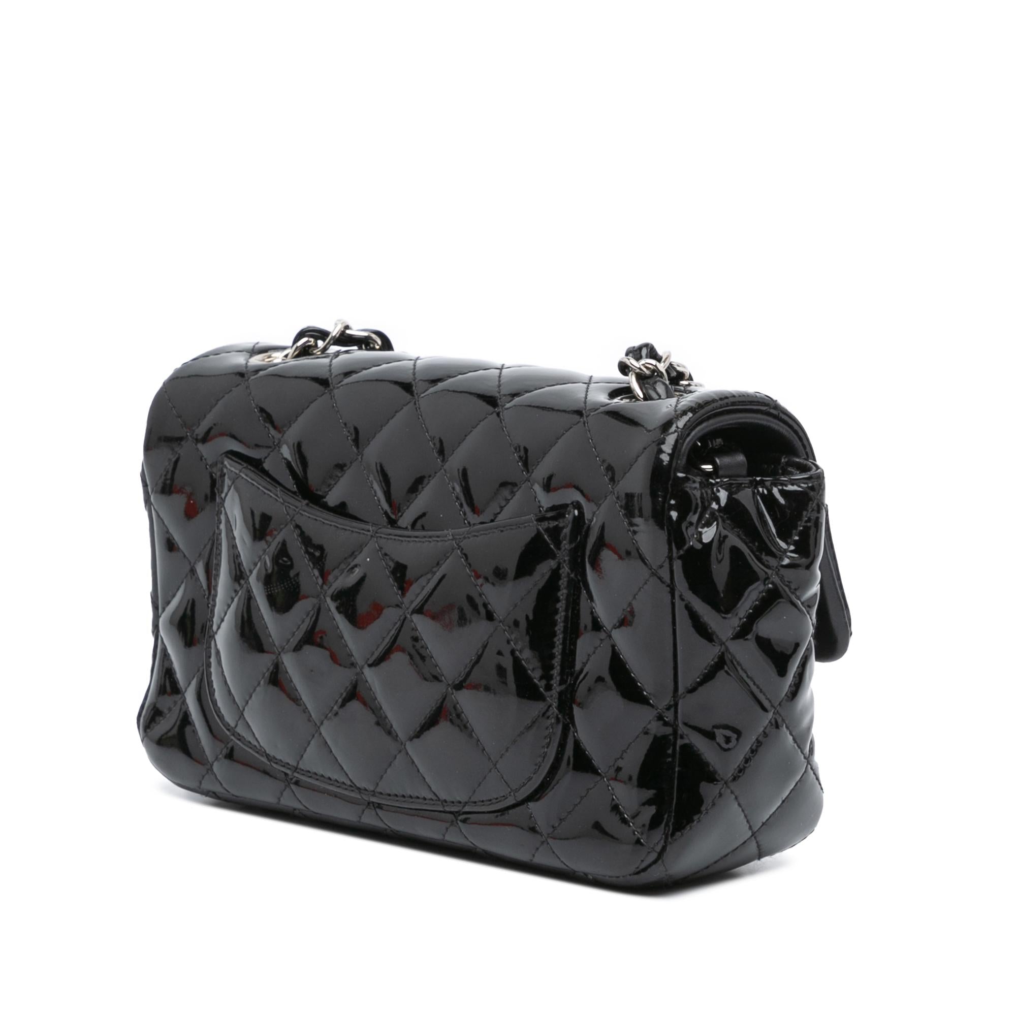 Chanel Mini Rectangular Classic Patent Single Flap