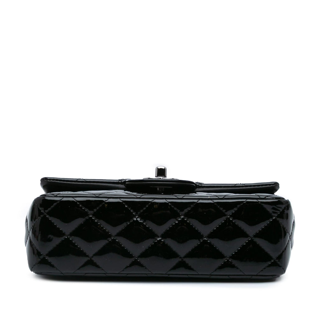 Chanel Mini Rectangular Classic Patent Single Flap