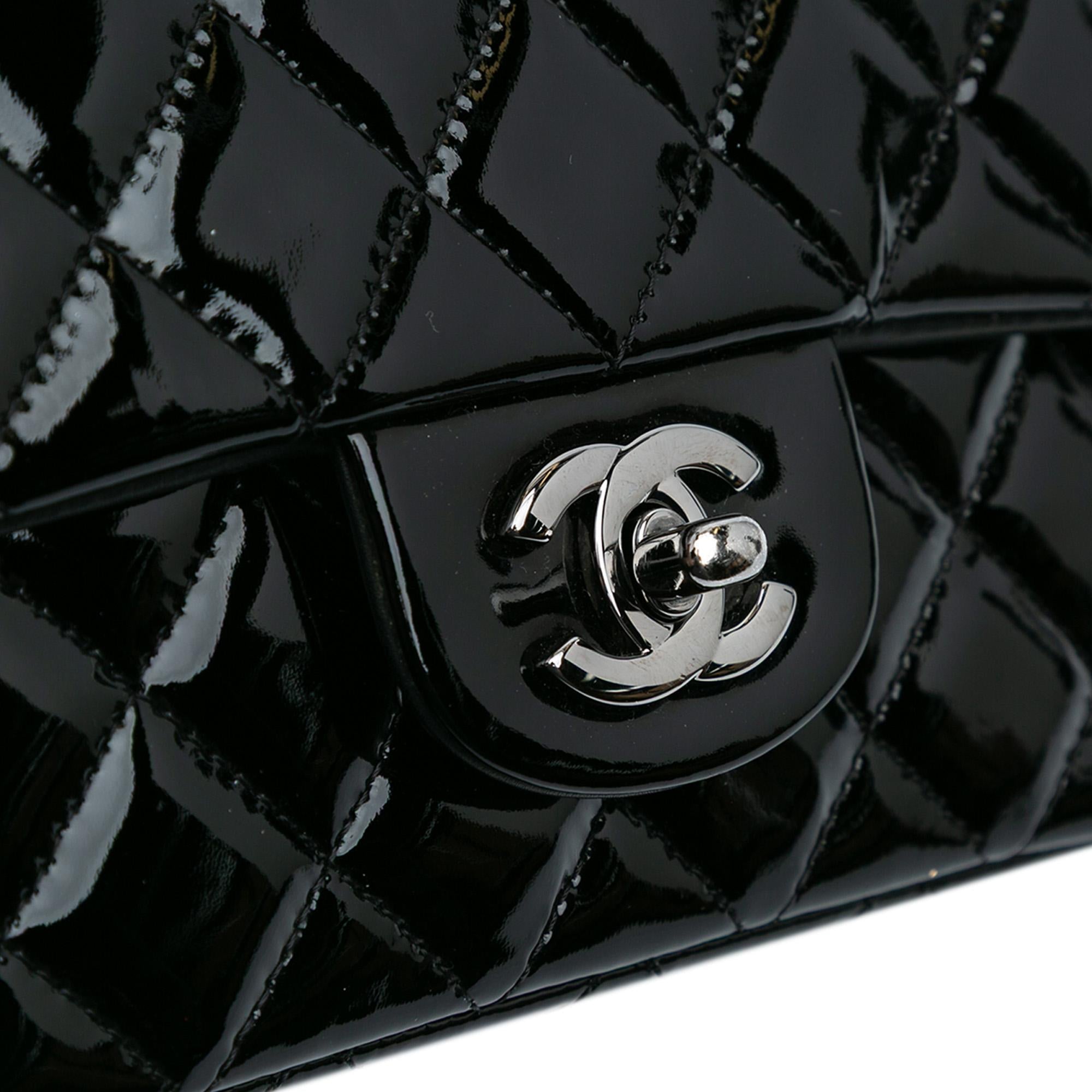 Chanel Mini Rectangular Classic Patent Single Flap