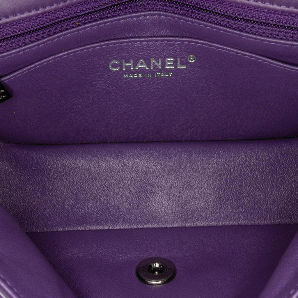Chanel Mini Rectangular Classic Patent Single Flap