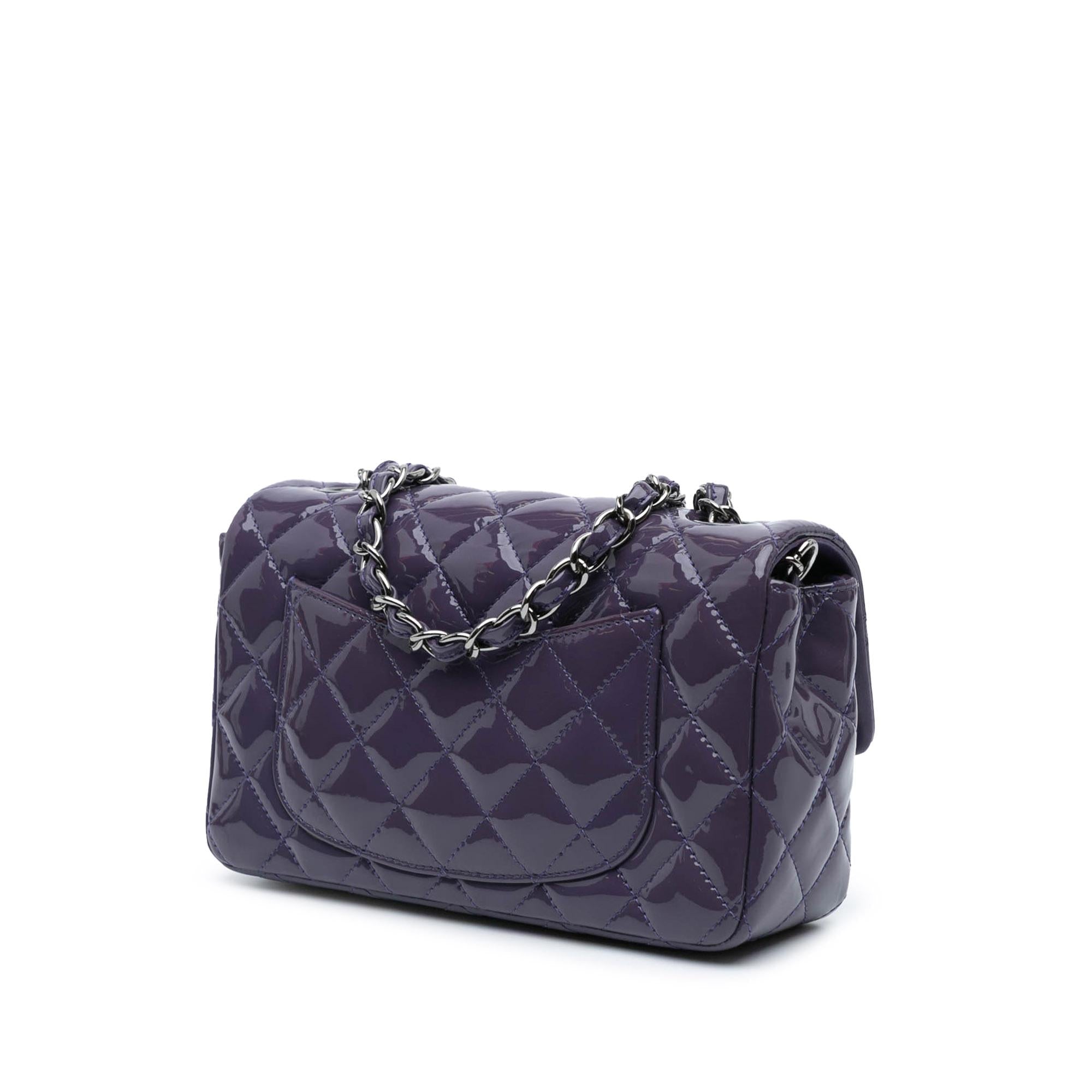 Chanel Mini Rectangular Classic Patent Single Flap