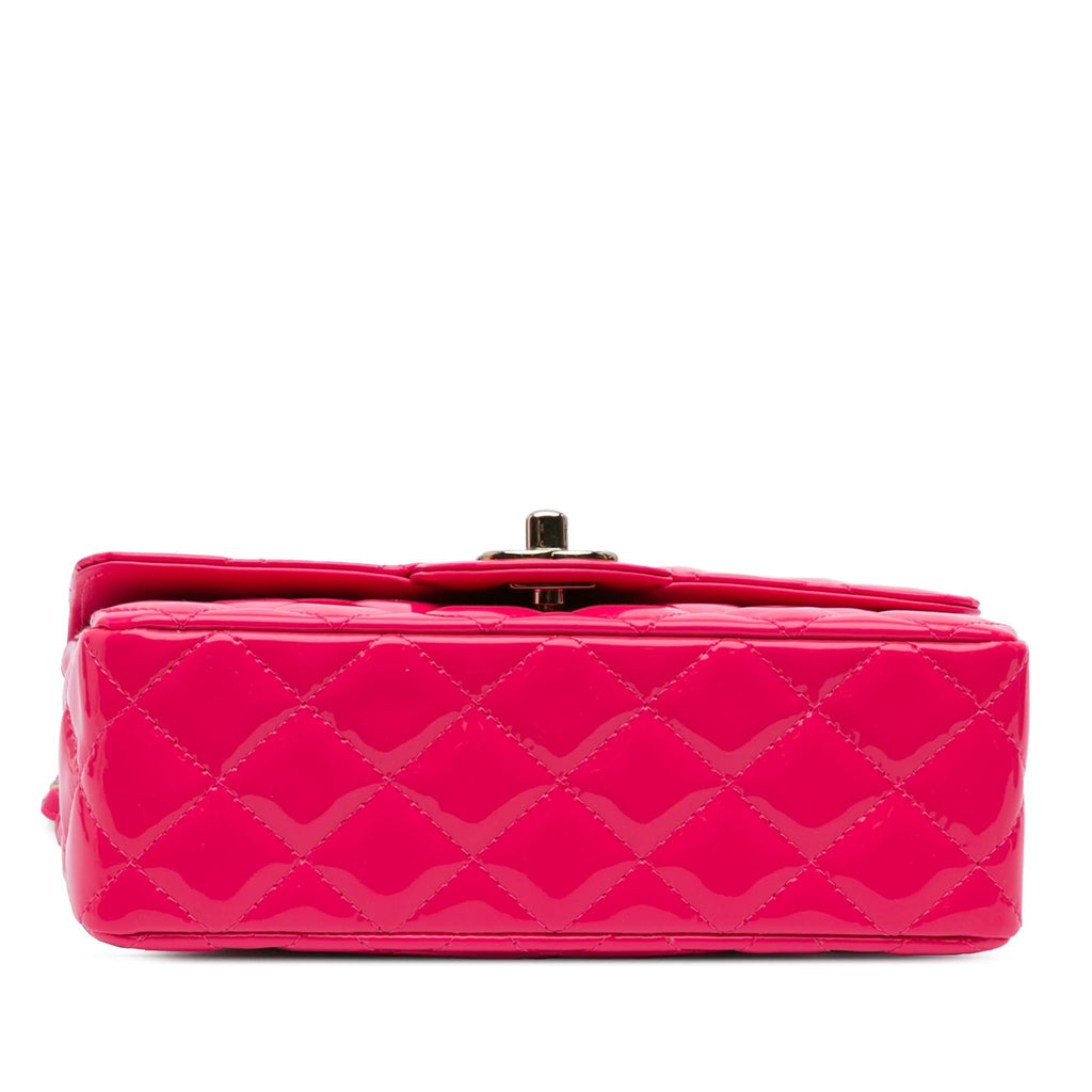 Chanel Mini Rectangular Classic Patent Single Flap