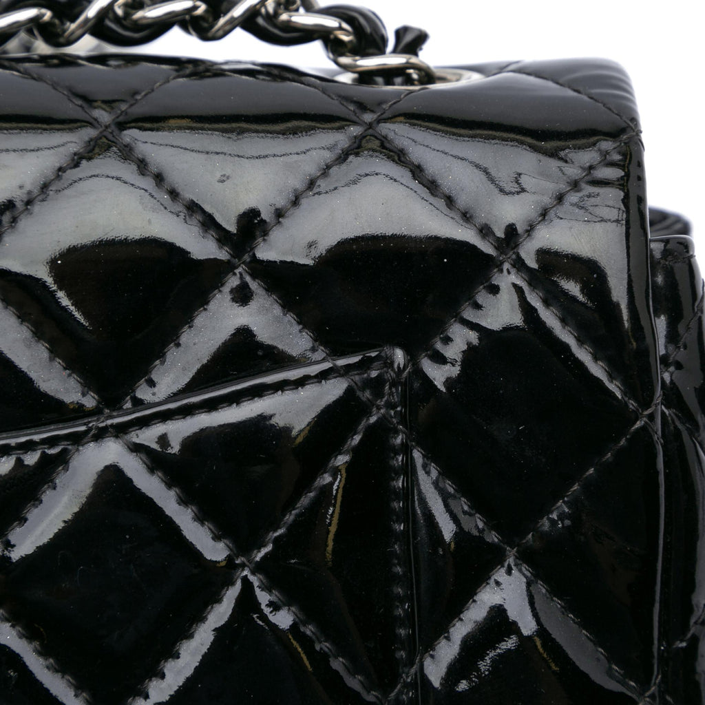Chanel Mini Rectangular Classic Patent Single Flap