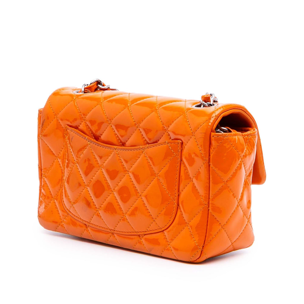 Chanel Mini Rectangular Classic Patent Single Flap