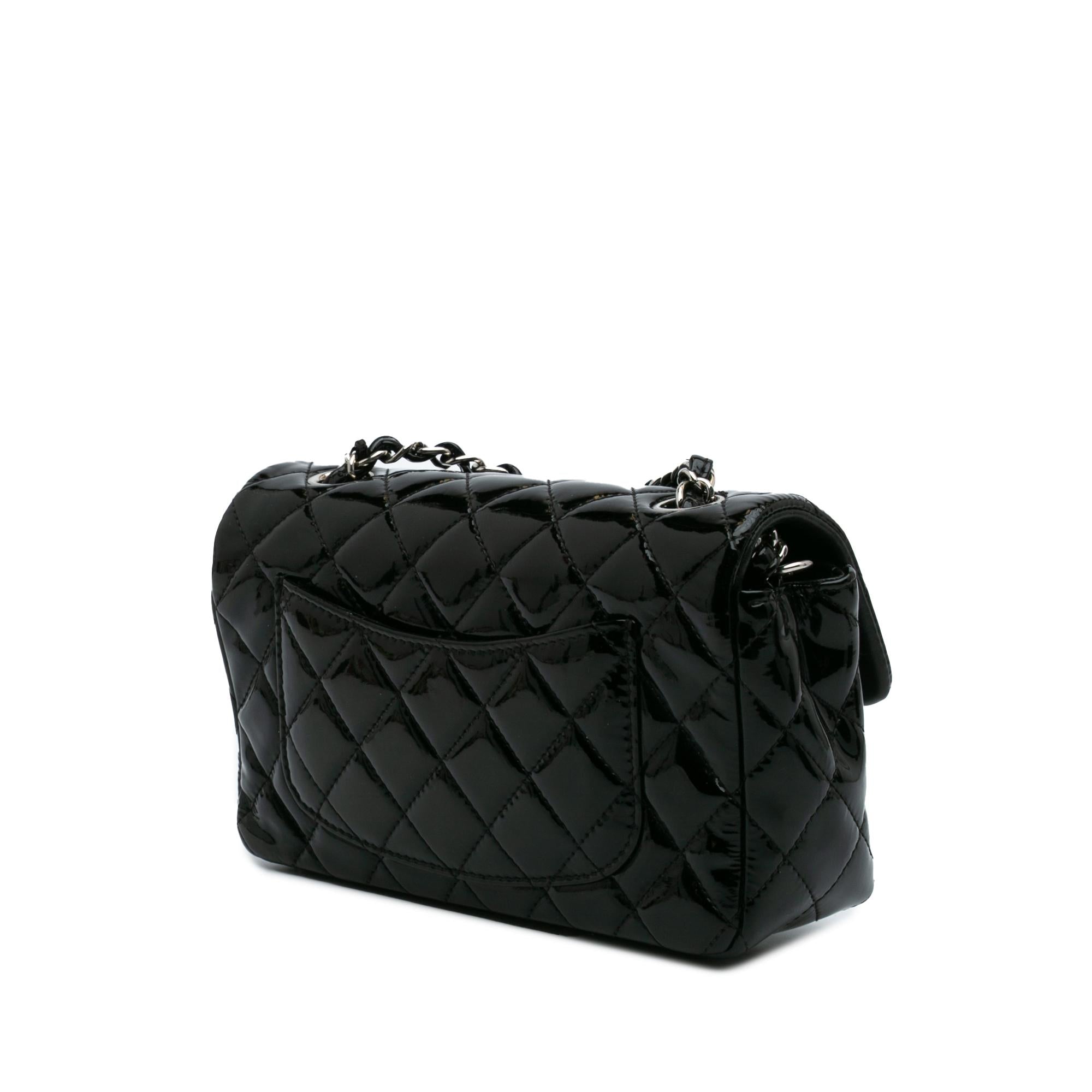 Chanel Mini Rectangular Classic Patent Single Flap