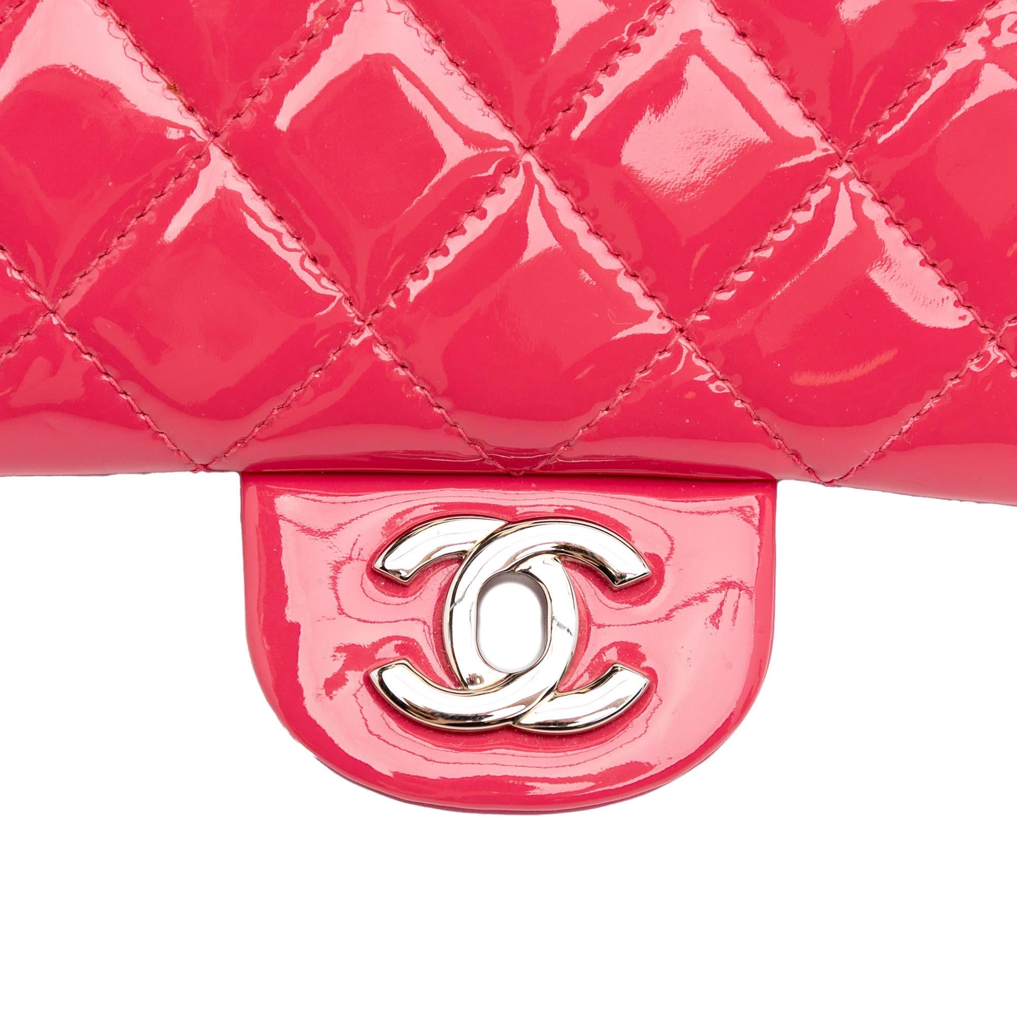 Chanel Mini Rectangular Classic Patent Single Flap