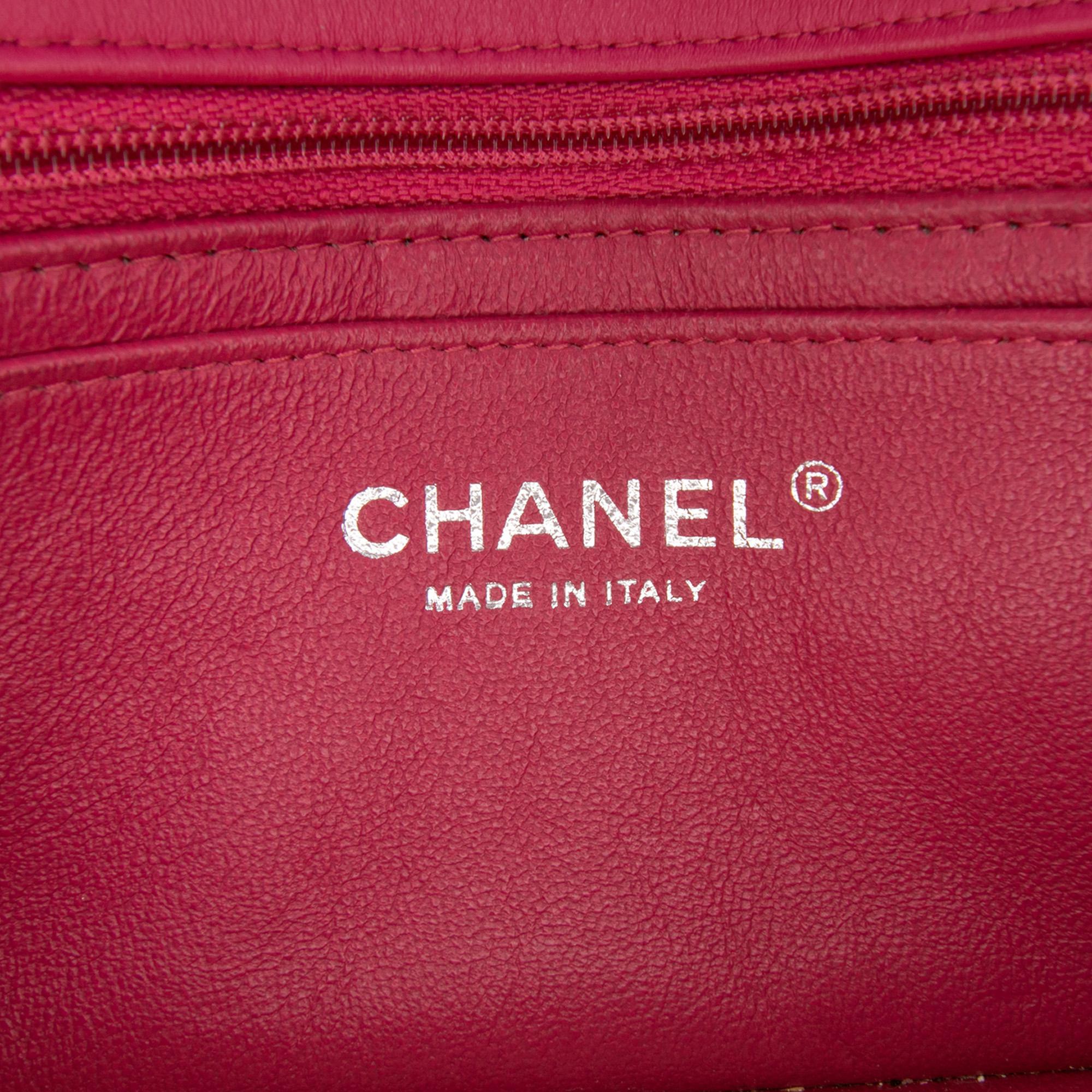 Chanel Mini Rectangular Classic Patent Single Flap