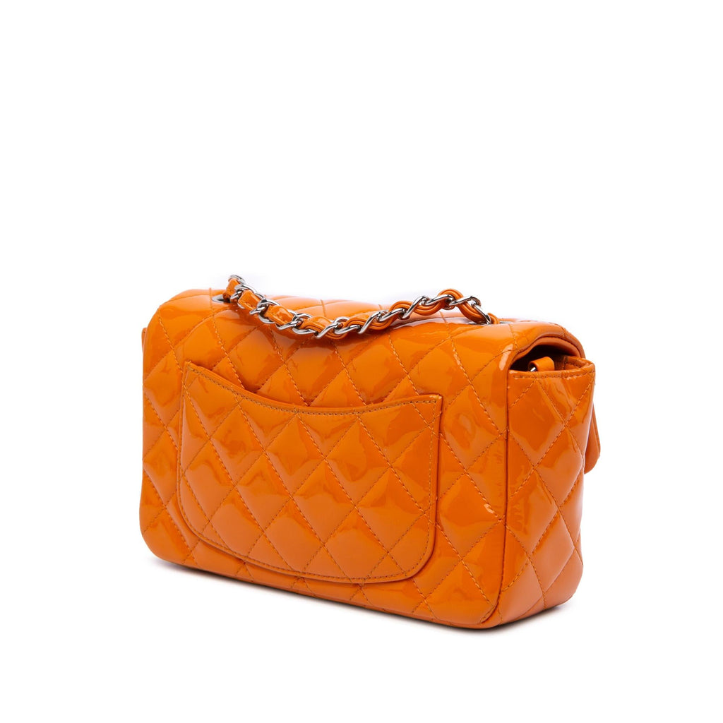 Chanel Mini Rectangular Classic Patent Single Flap