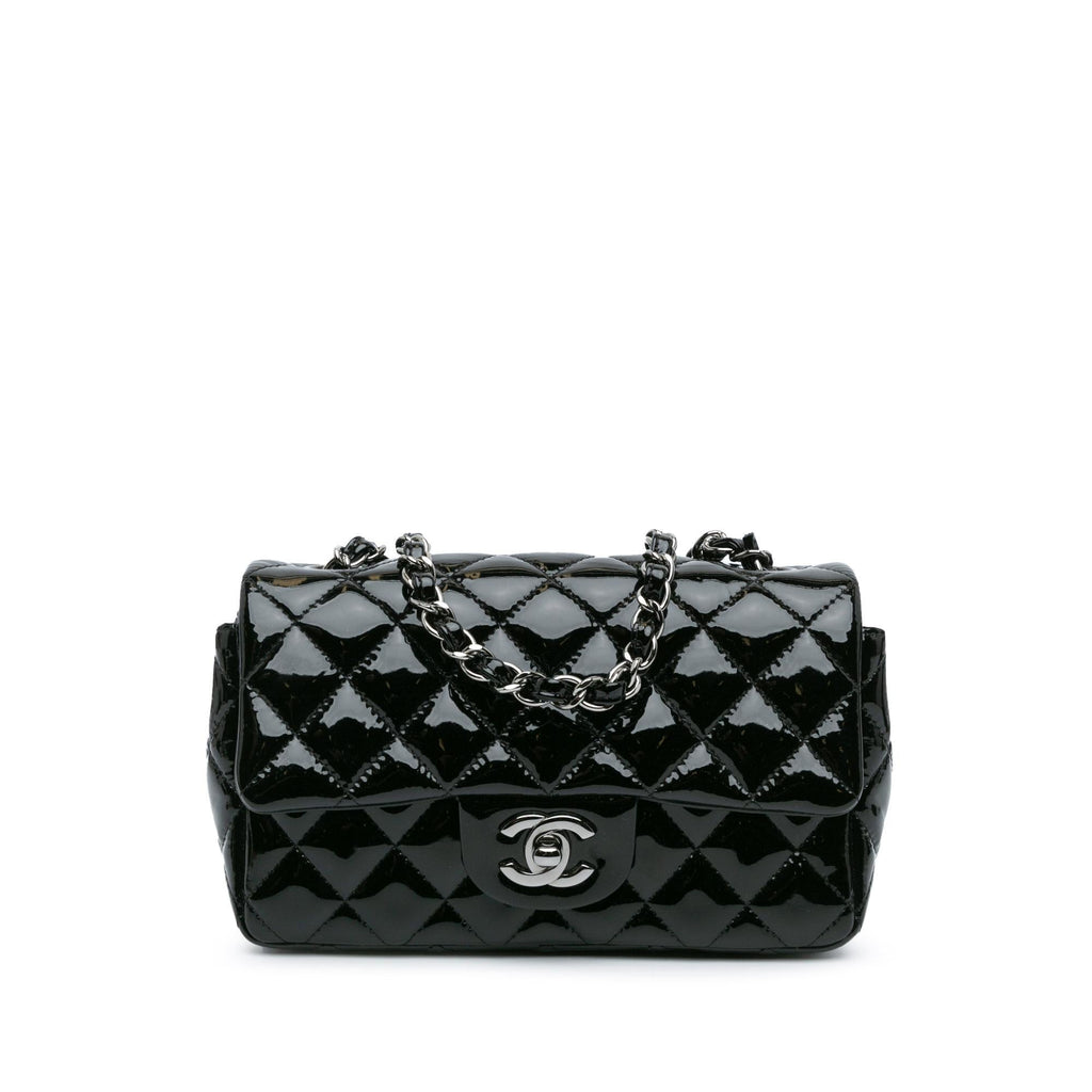 Chanel Mini Rectangular Classic Patent Single Flap