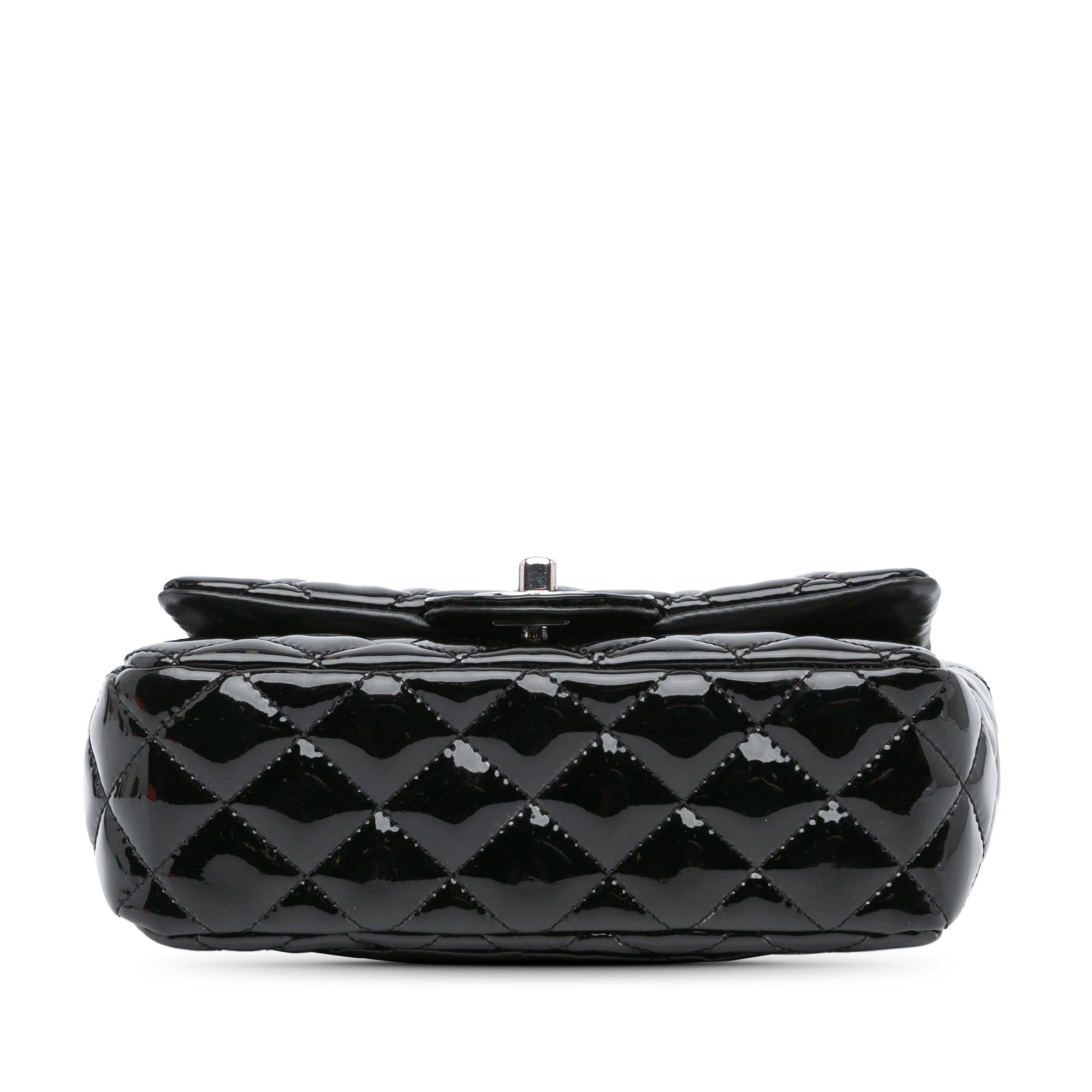 Chanel Mini Rectangular Classic Patent Single Flap