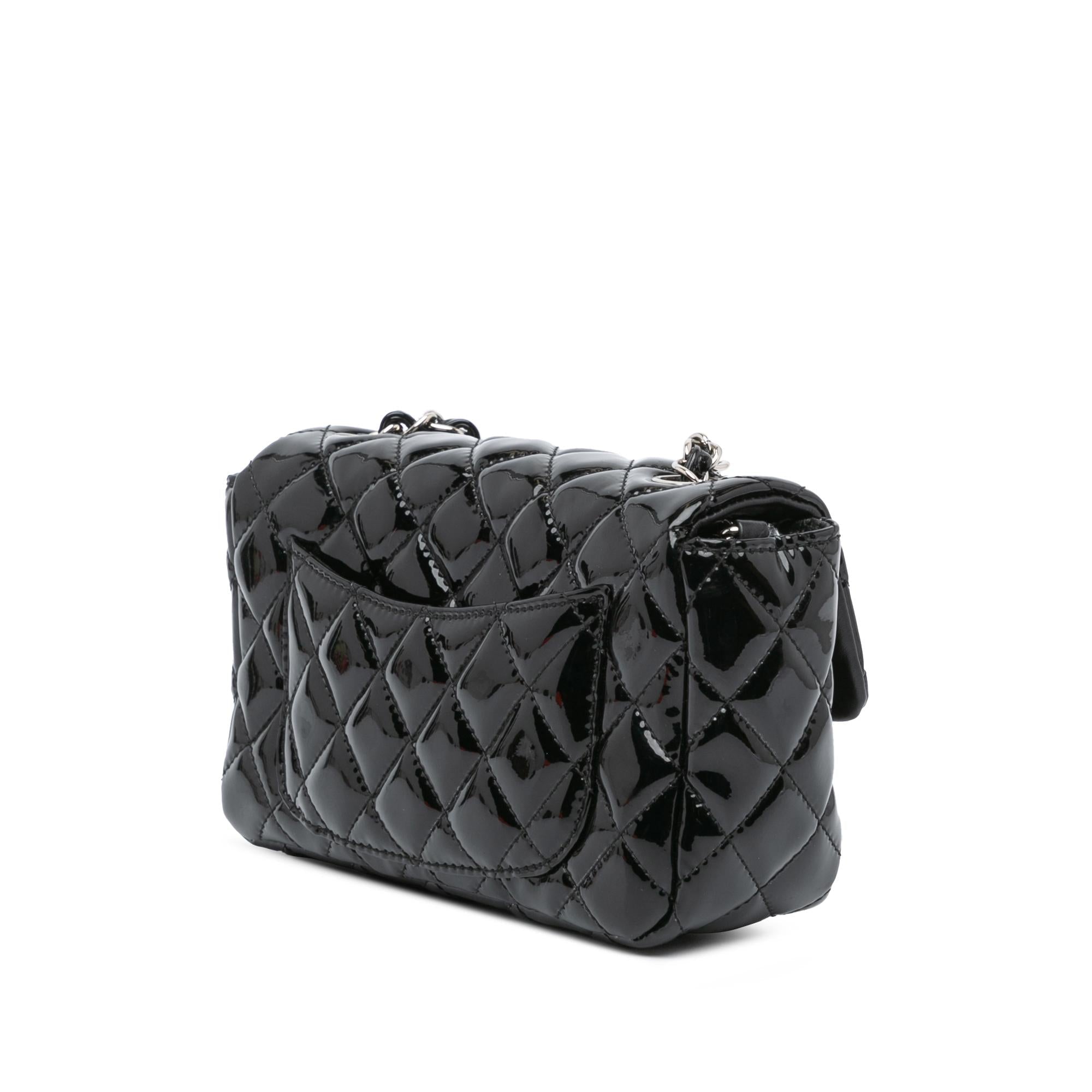 Chanel Mini Rectangular Classic Patent Single Flap