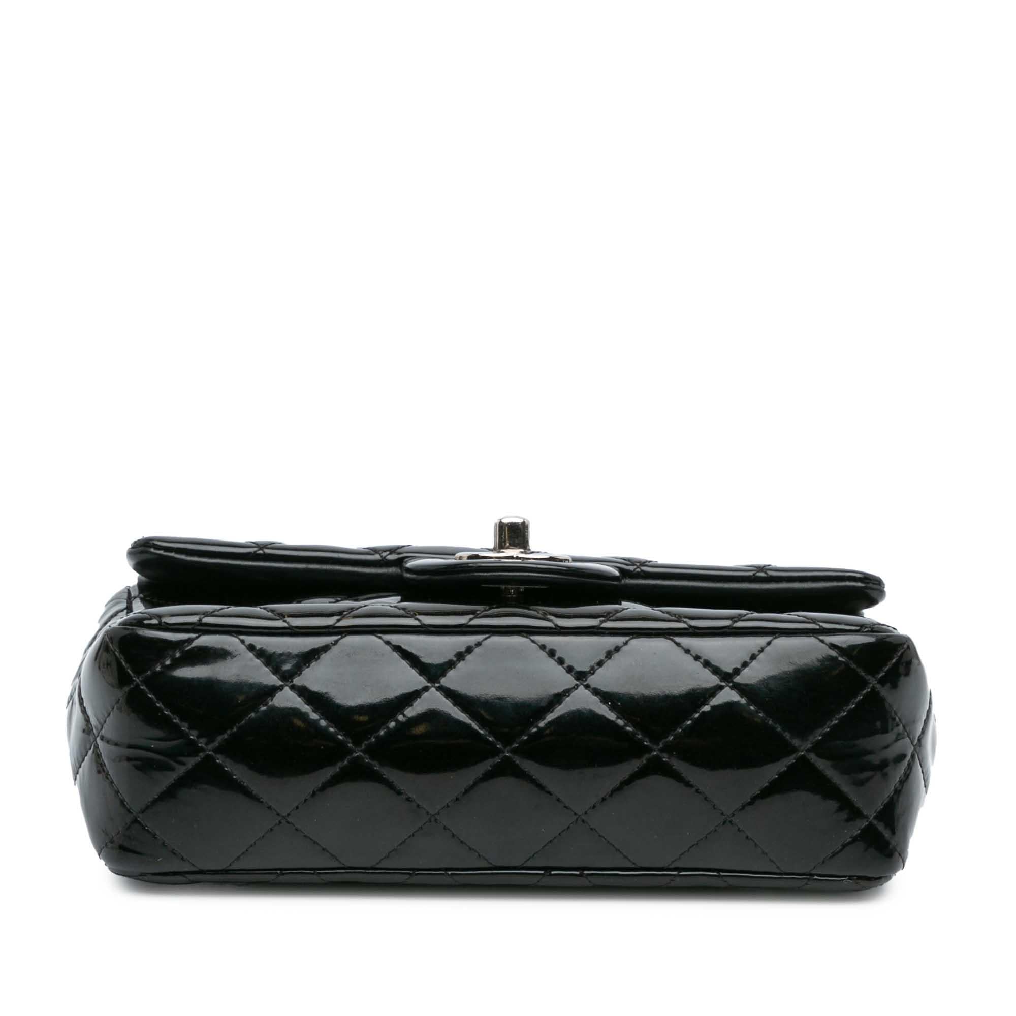 Chanel Mini Rectangular Classic Patent Single Flap
