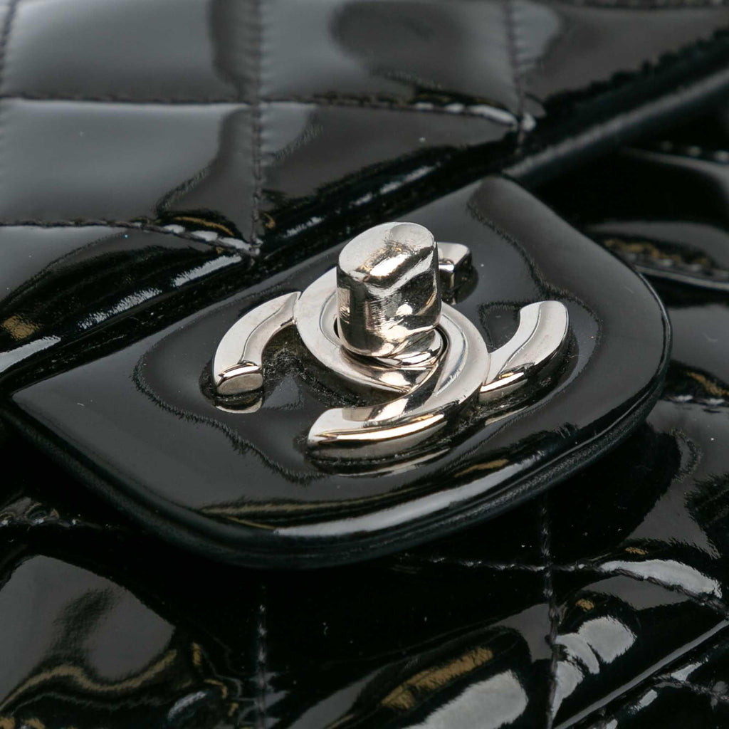 Chanel Mini Rectangular Classic Patent Single Flap