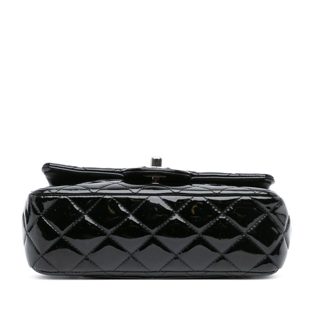 Chanel Mini Rectangular Classic Patent Single Flap