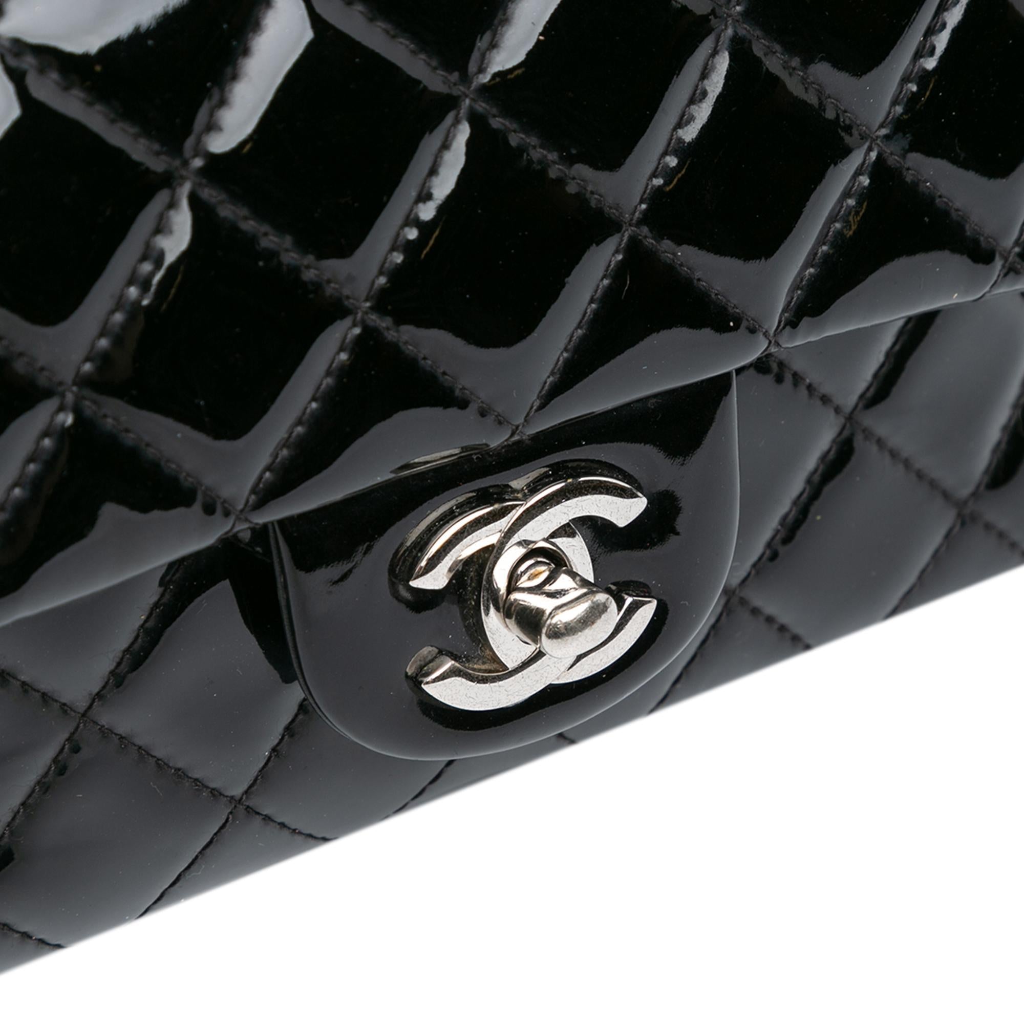 Chanel Mini Rectangular Classic Patent Single Flap