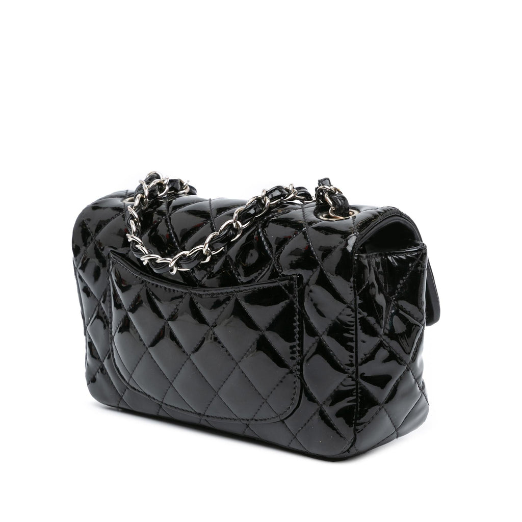 Chanel Mini Rectangular Classic Patent Single Flap