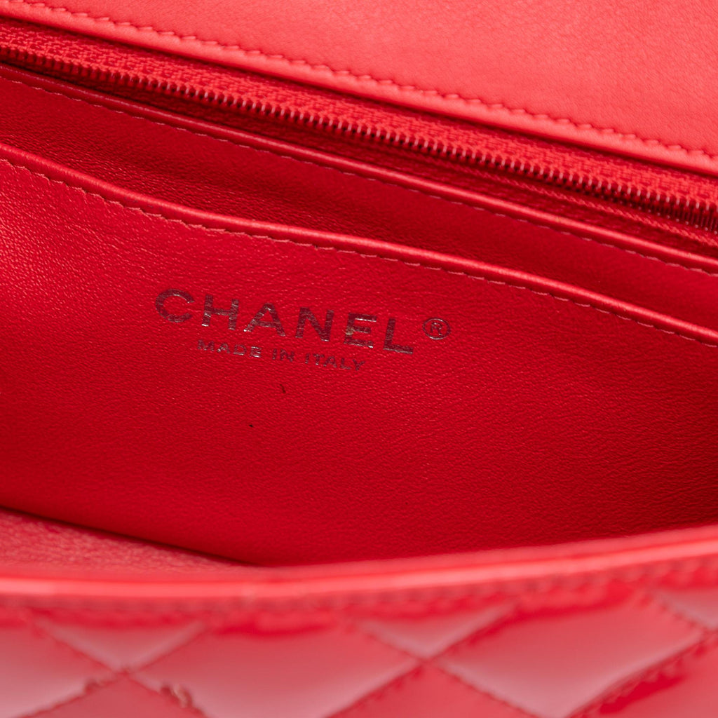 Chanel Mini Rectangular Classic Patent Single Flap