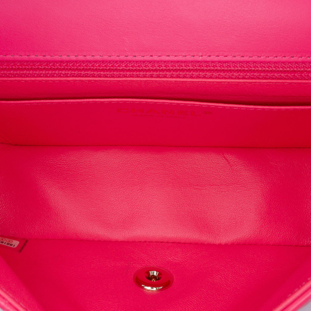 Chanel Mini Rectangular Classic Patent Single Flap