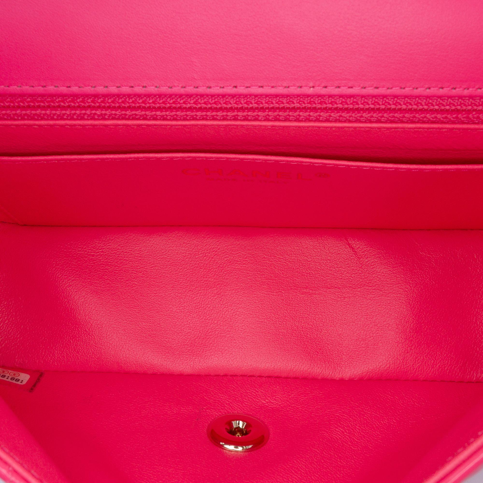 Chanel Mini Rectangular Classic Patent Single Flap