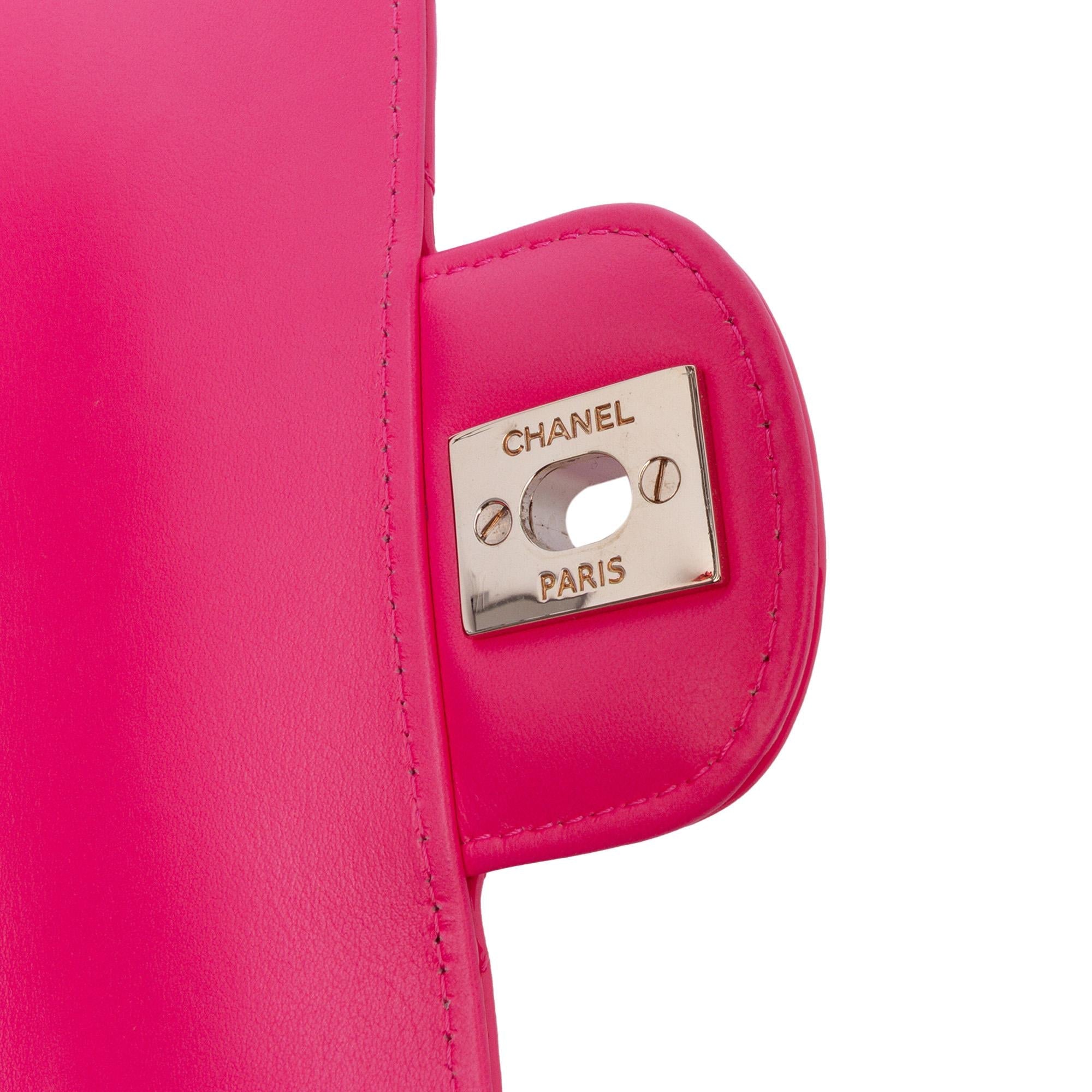 Chanel Mini Rectangular Classic Patent Single Flap