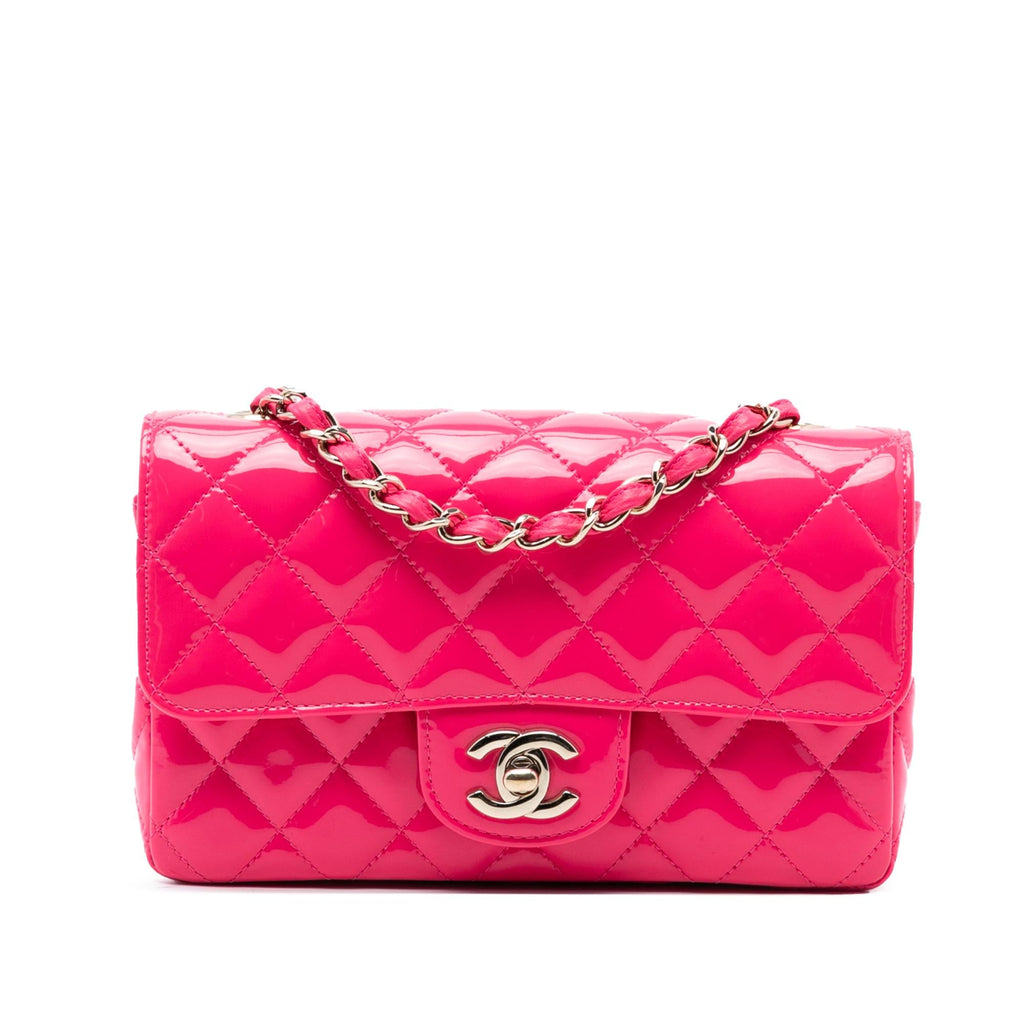Chanel Mini Rectangular Classic Patent Single Flap