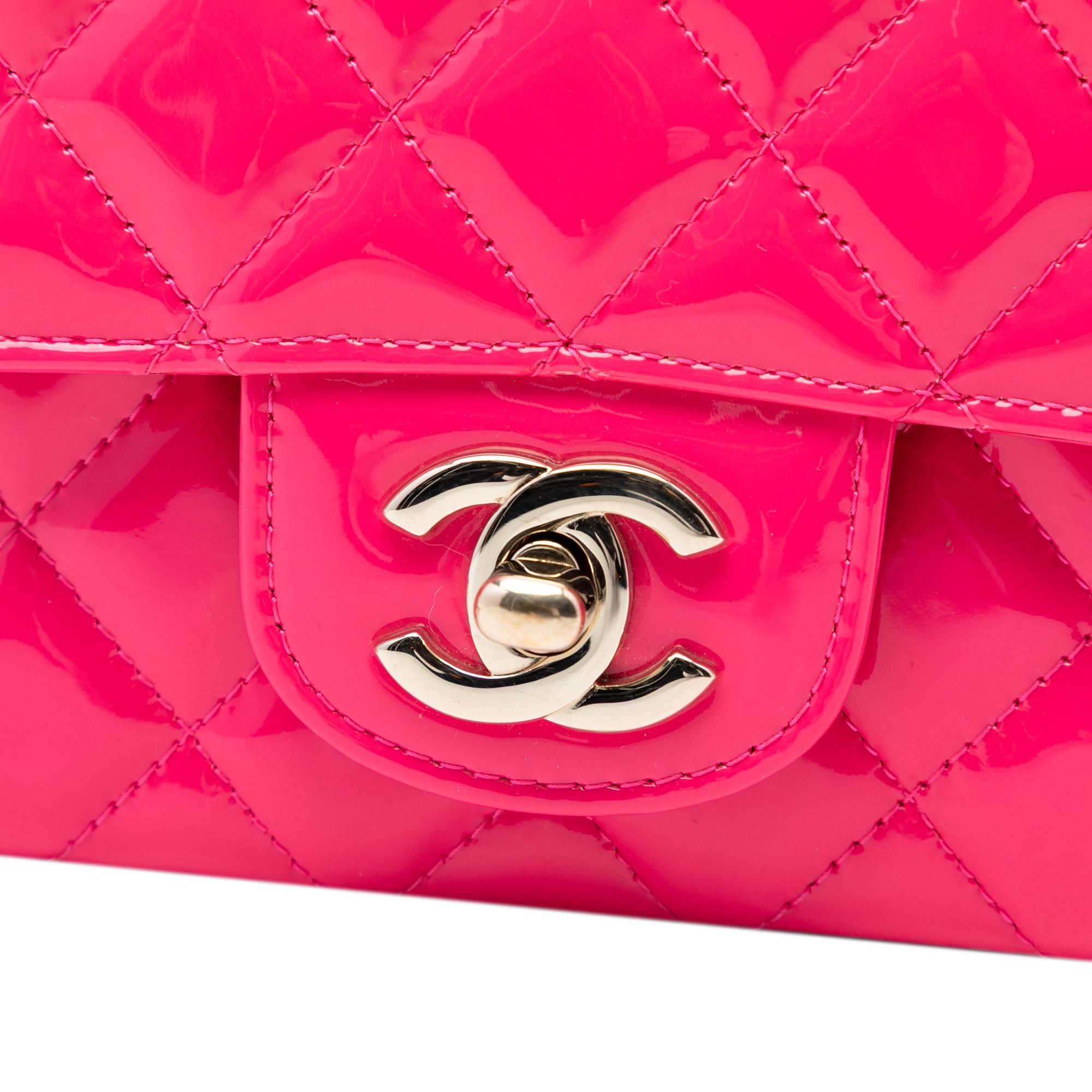 Chanel Mini Rectangular Classic Patent Single Flap