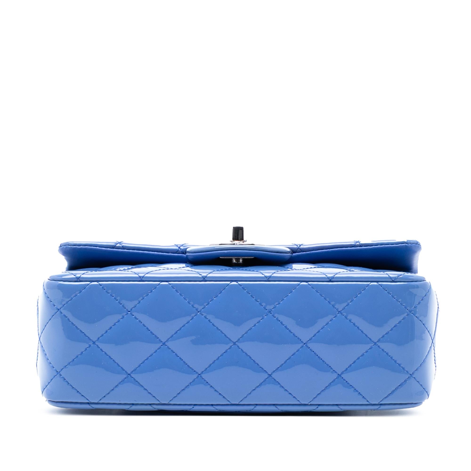Chanel Mini Rectangular Classic Patent Single Flap