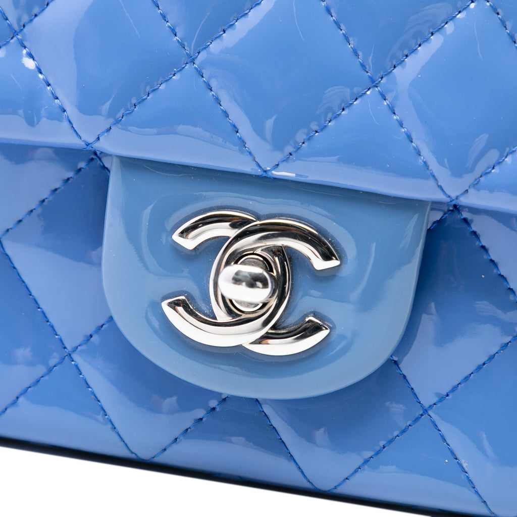Chanel Mini Rectangular Classic Patent Single Flap