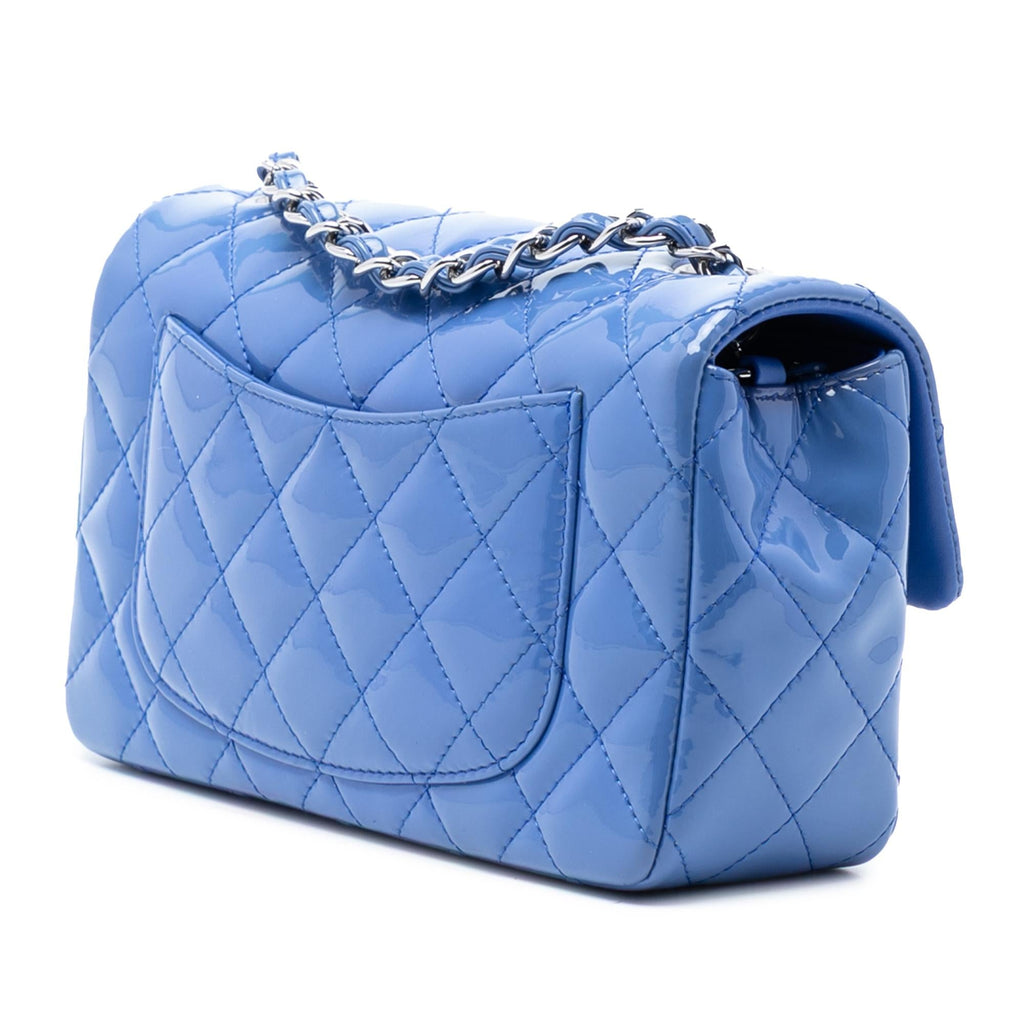 Chanel Mini Rectangular Classic Patent Single Flap