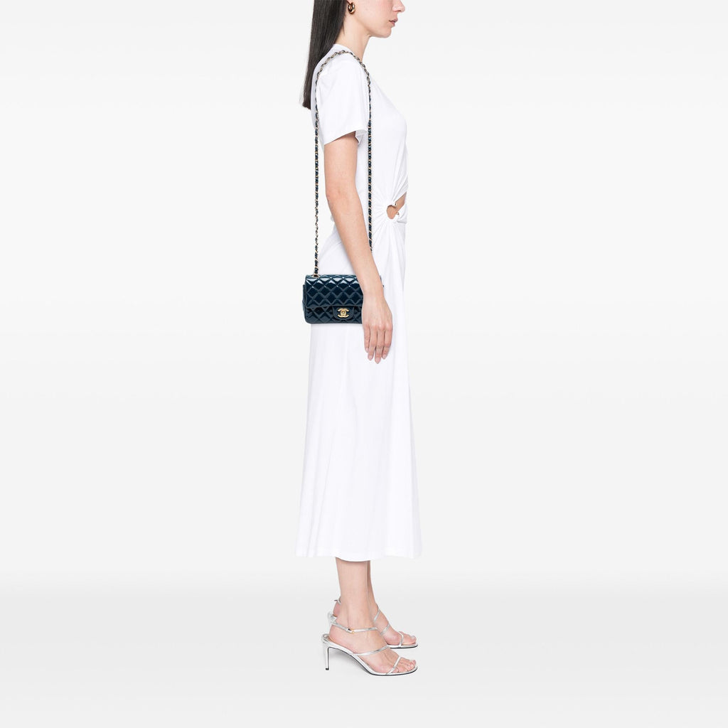 Chanel Mini Rectangular Classic Patent Single Flap