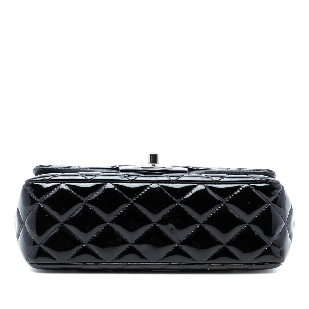 Chanel Mini Rectangular Classic Patent Single Flap