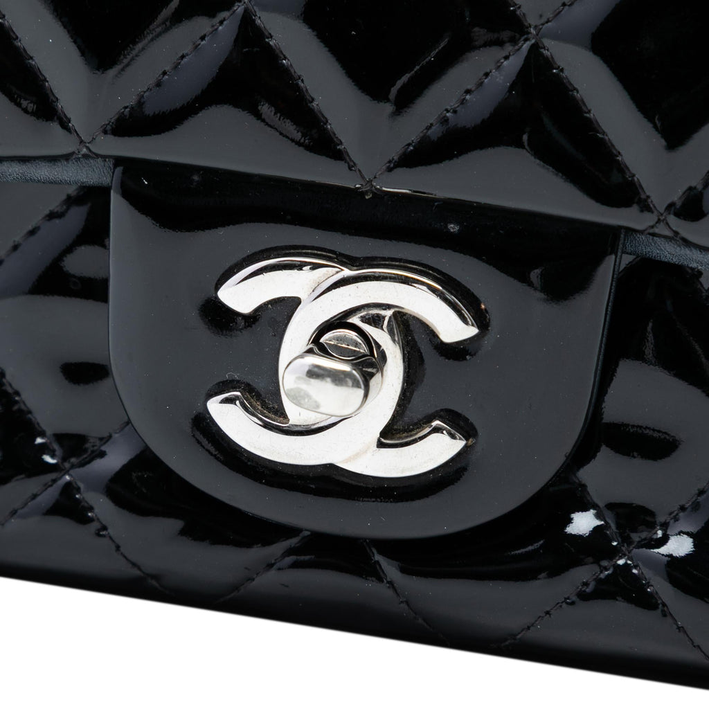 Chanel Mini Rectangular Classic Patent Single Flap