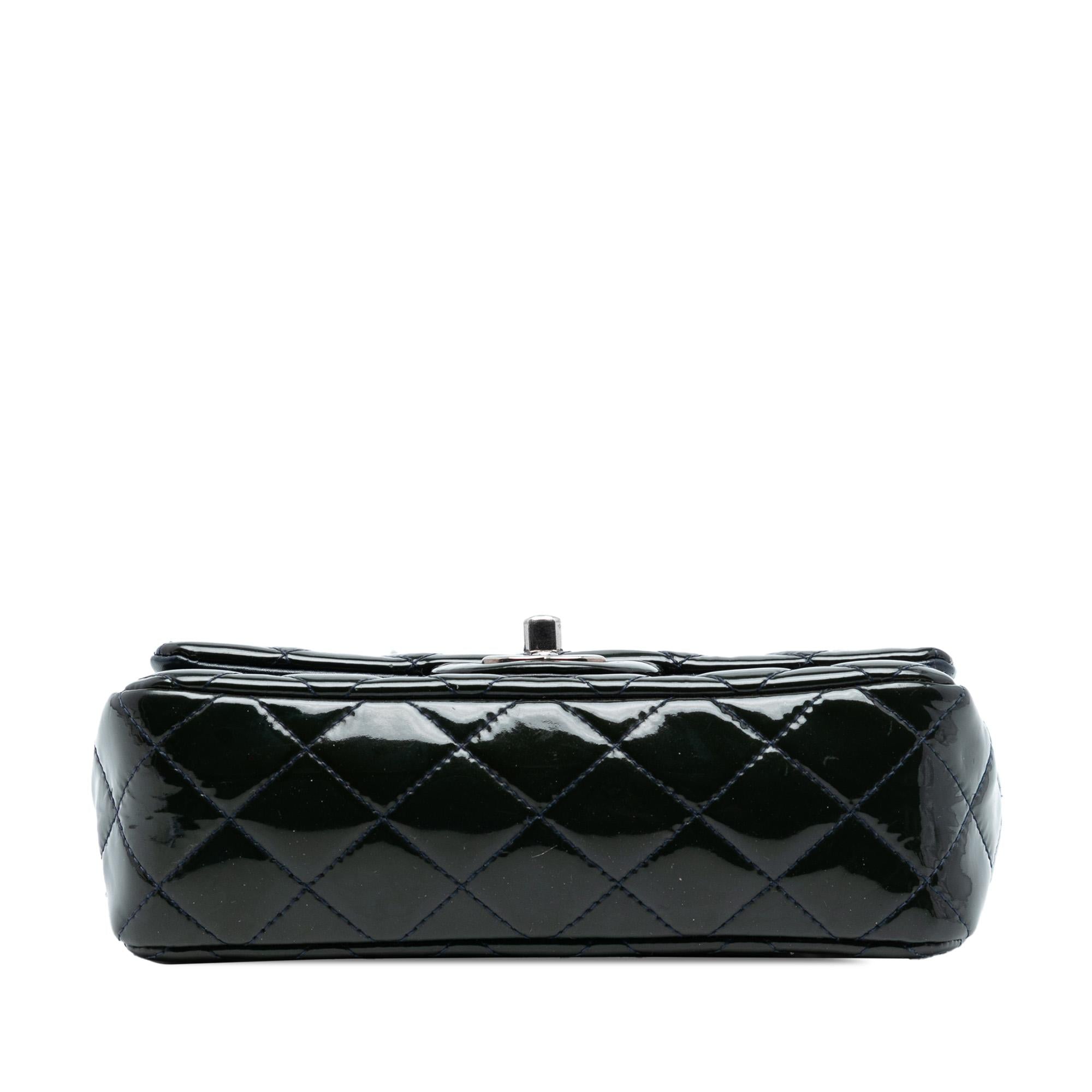 Chanel Mini Rectangular Classic Patent Single Flap