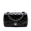 Chanel Mini Rectangular Classic Patent Single Flap