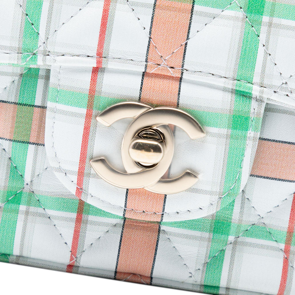 Chanel Mini Rectangular Classic Printed Calfskin Single Flap