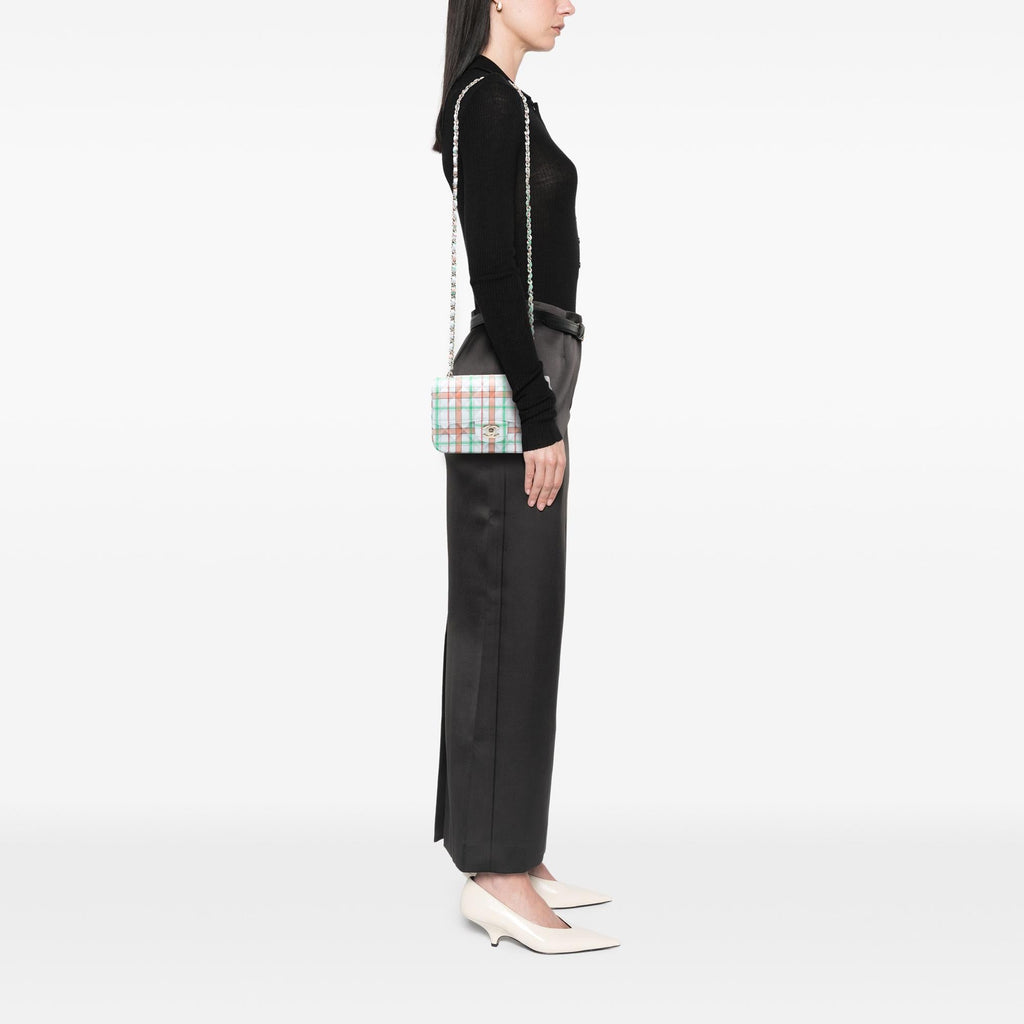 Chanel Mini Rectangular Classic Printed Calfskin Single Flap
