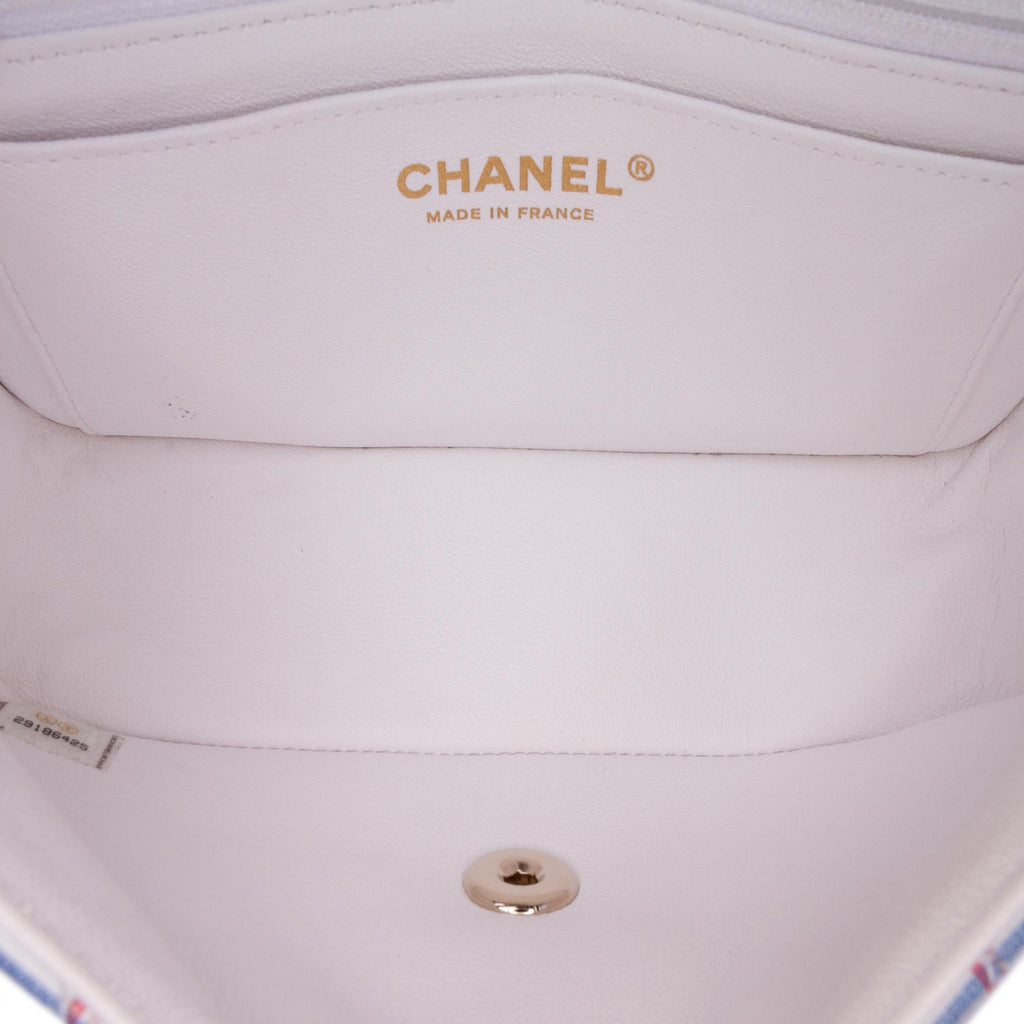 Chanel Mini Rectangular Classic Printed Calfskin Single Flap