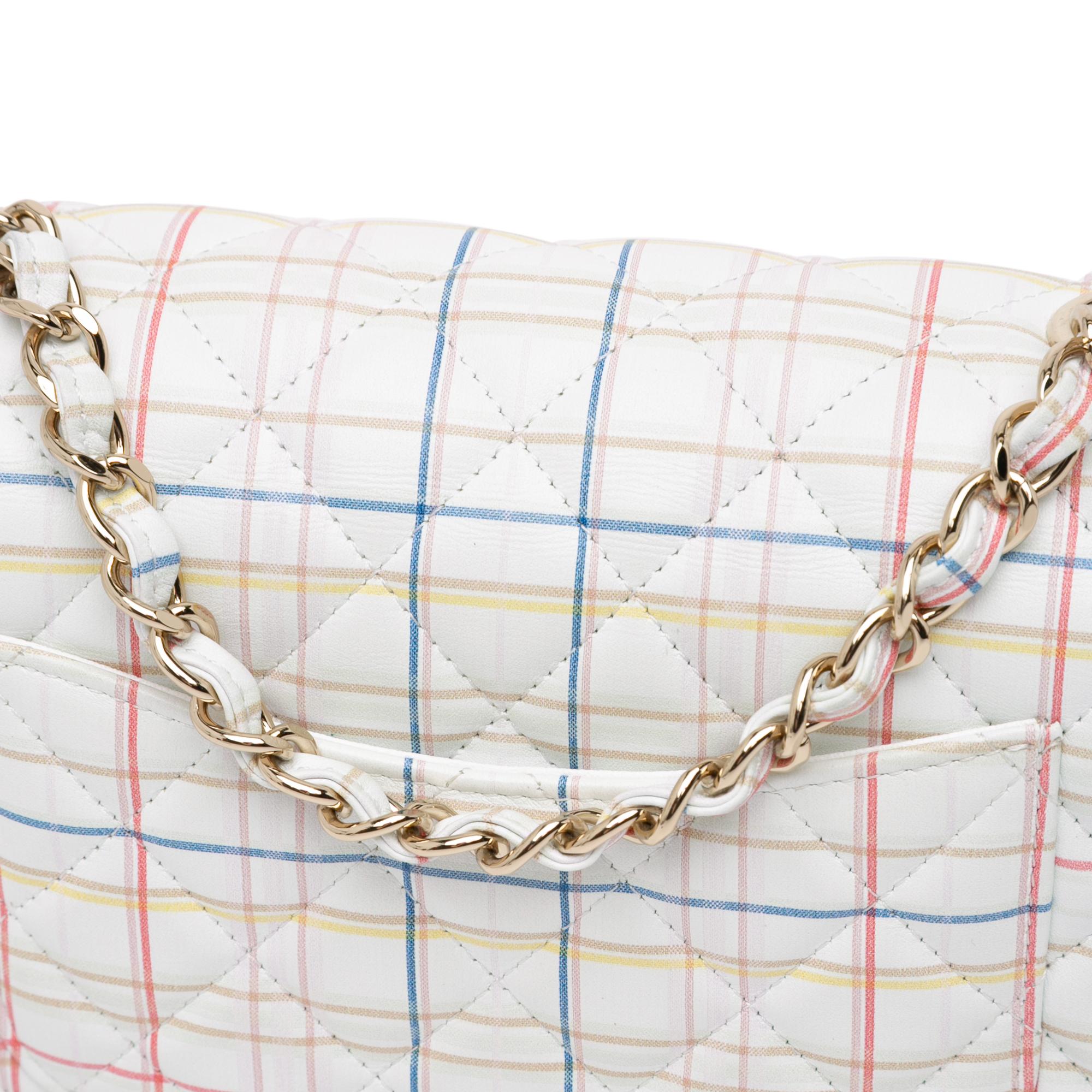 Chanel Mini Rectangular Classic Printed Calfskin Single Flap