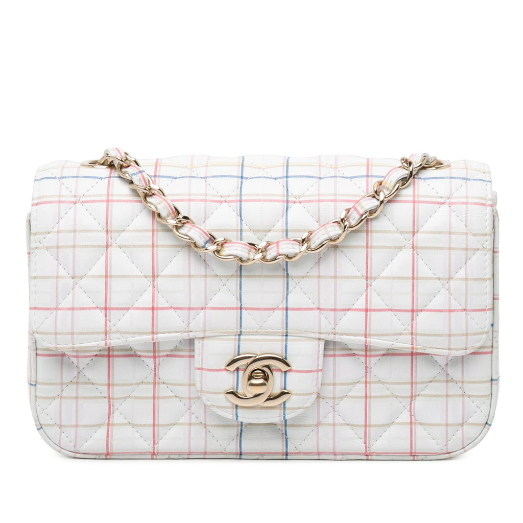 Chanel Mini Rectangular Classic Printed Calfskin Single Flap