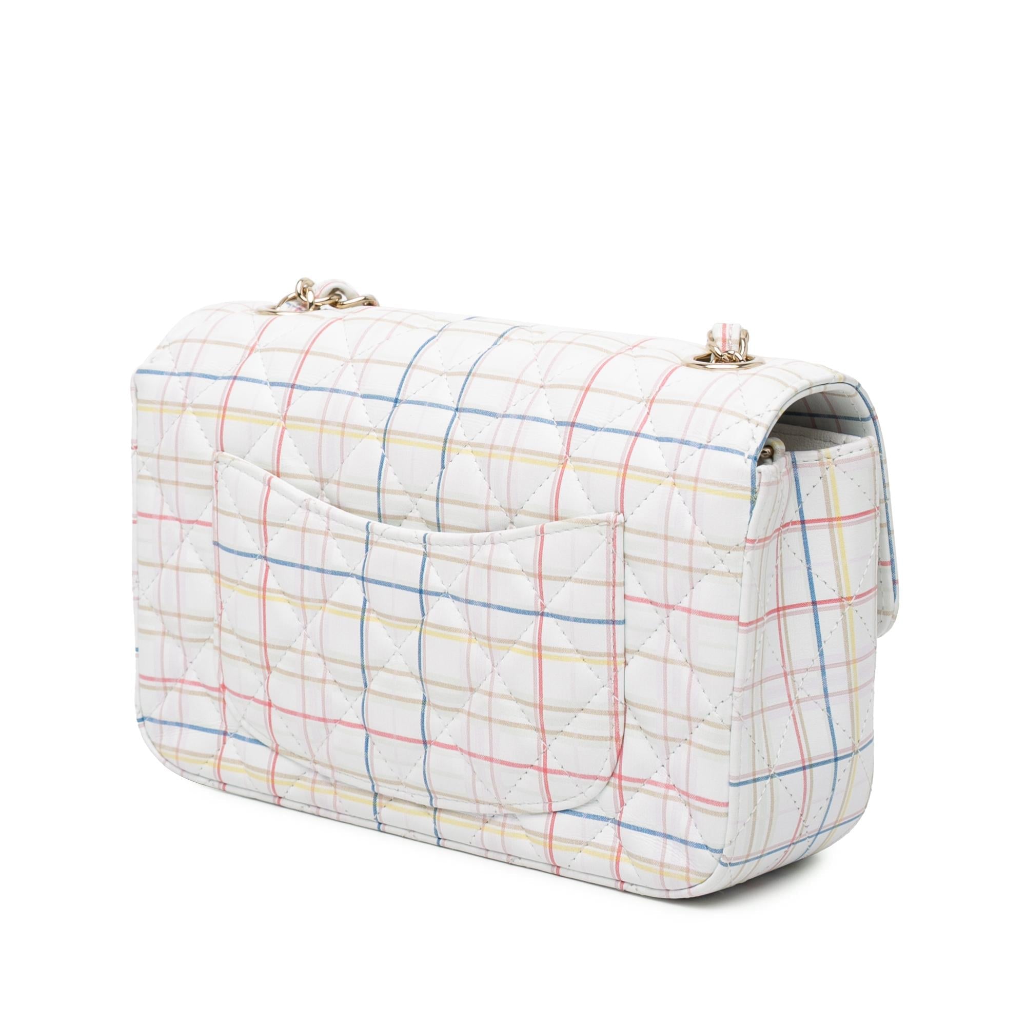 Chanel Mini Rectangular Classic Printed Calfskin Single Flap